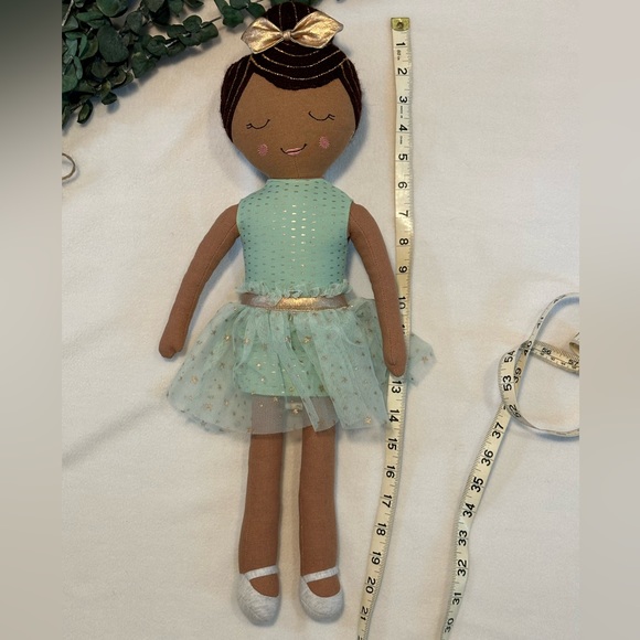 NWT Pillowfort™ Ballerina Dress Kids' Throw Pillow - Mint 21.5” 🩰 - Picture 4 of 14